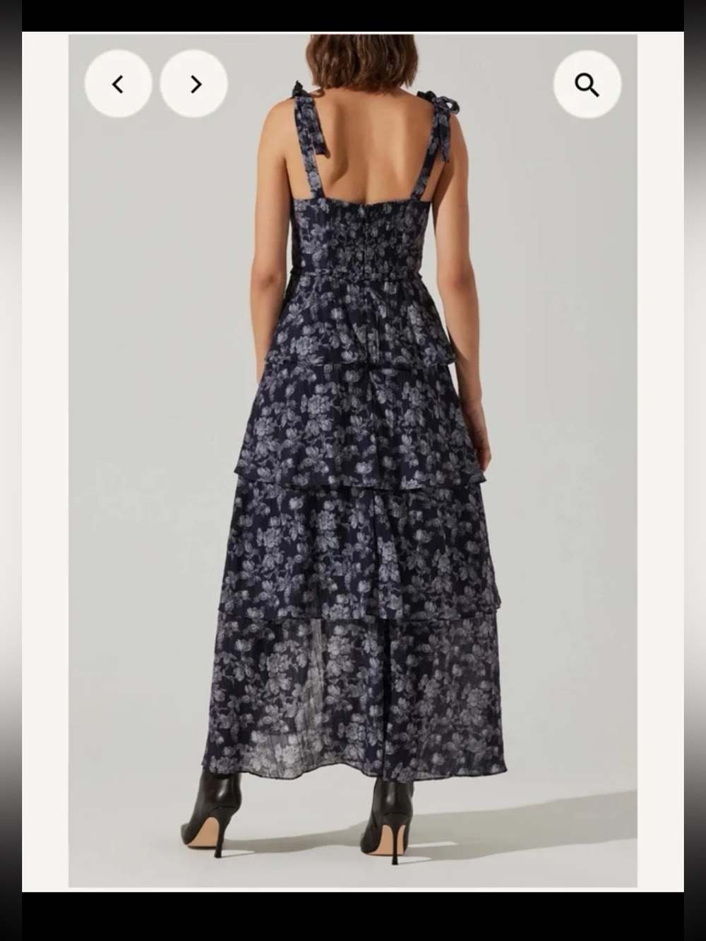 Astr the Label- Mellorie Floral Tiered Maxi Dress size Small - Picture 6 of 12